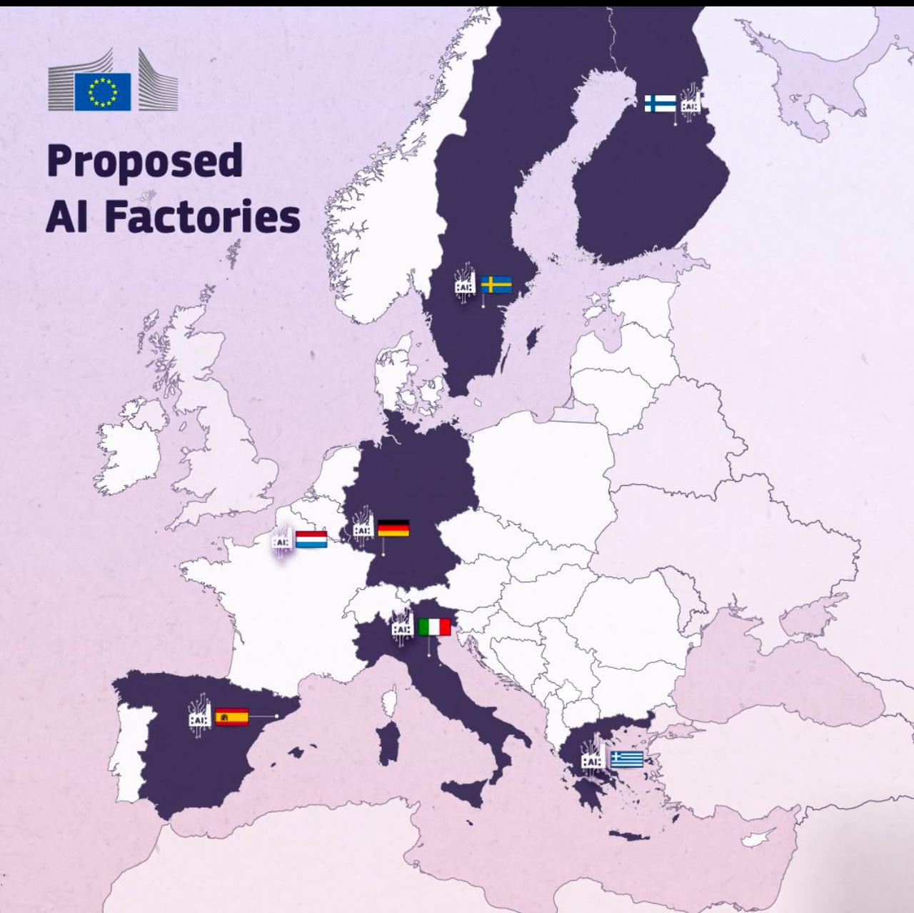 Επιλέχθηκαν επτά συμπράξεις για δημιουργία εργοστασίων τεχνητής νοημοσύνης στην ΕΕ